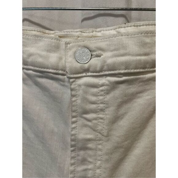 Mother Women's White The Stud Finder Sneak Utility Jeans Pants Size 29 NWOT - Picture 6 of 13